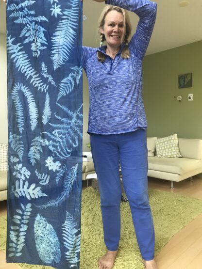 Cyanotype op textiel - Afbeelding 3
